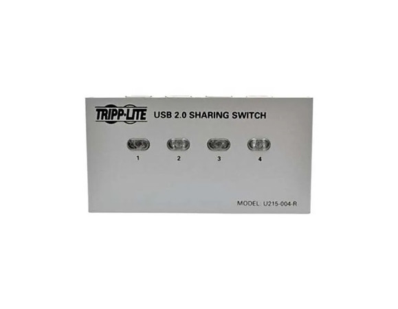 U215-004-R - TRIPP LITE 4-Port USB 2.0 480 Mbit/s Hub