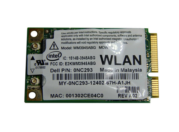0NC293 - Dell 802.11 a/b/g PCI Express Mini Wireless Card