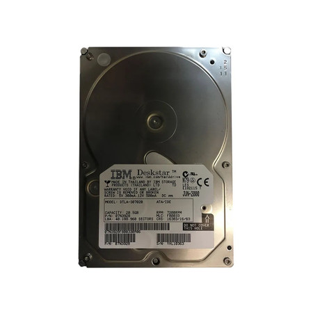 DTLA-307020 - IBM 20.5GB 7200RPM IDE 3.5" HDD