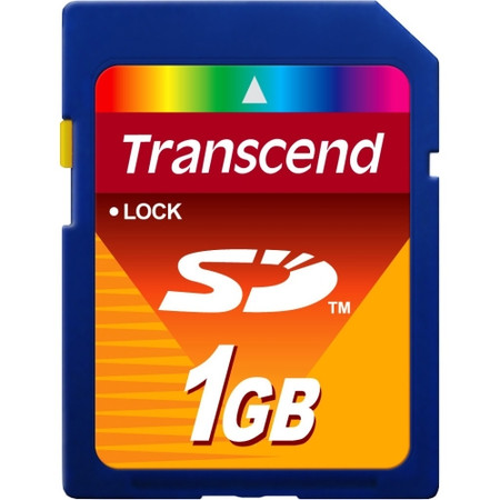 TS1GSD100I - Transcend 1GB 100x SD Memory Card Flash Storage