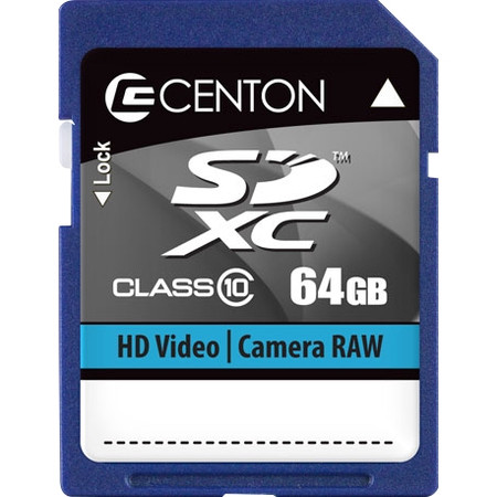S1-MSDXC10-64G - Centon Electronics 64GB Class 10 microSDXC Memory Card