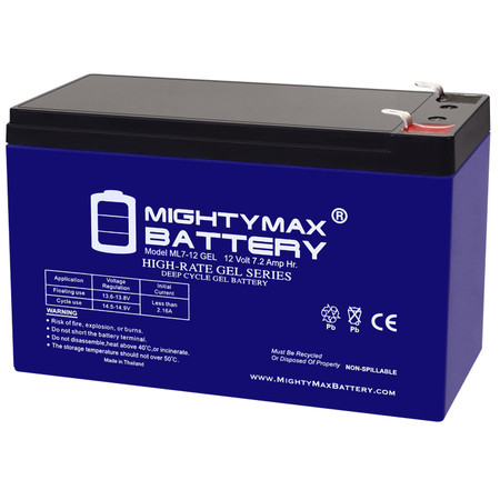 58700036-001-REP - EATON 12V 7AH GEL F1 Battery 8 Pack