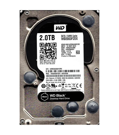 WD2003FZEX-00Z4SA0 - Western Digital 2TB 7200RPM SATA 6Gb/s 64MB 3.5" HDD