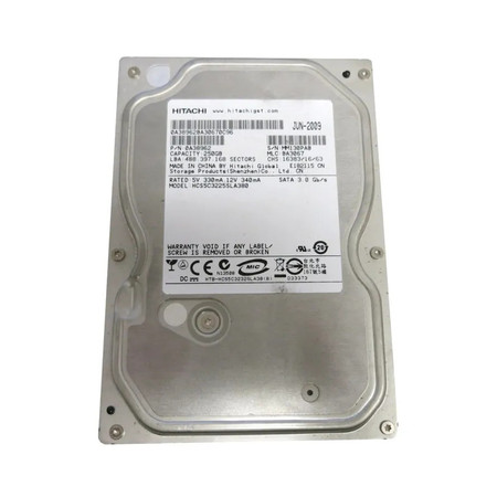 0A38962 - Hitachi 250GB 5400RPM SATA 3Gb/s 3.5" HDD