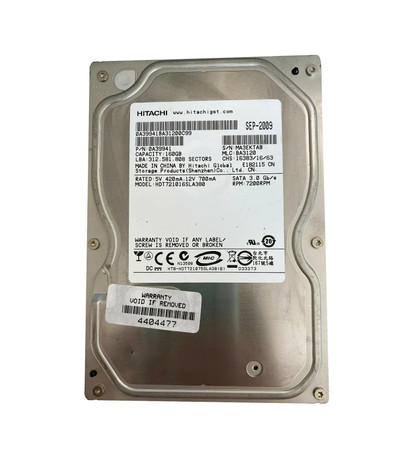 0A39941 - Hitachi 160GB SATA 3Gb/s 7200RPM 3.5" HDD