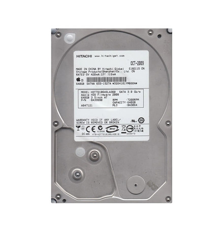 0A39990 - Hitachi 640GB 7200RPM SATA 3Gb/s 3.5" HDD