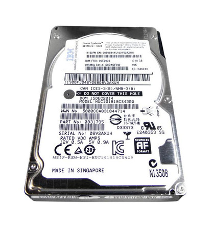 0B31795 - IBM 1.8TB 10520RPM SAS 12Gb/s 2.5" HDD