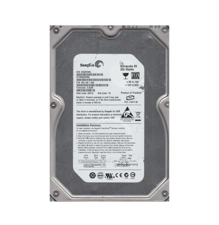 9BL14E-038 - Seagate 250GB 7200RPM SATA 3Gb/s 3.5" HDD