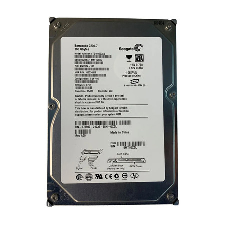 7J597 - Dell 160GB SATA 7200RPM 3.5" 8MB HDD