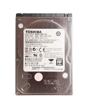 677019-002 - HP 1TB 5400RPM SATA 3Gb/s 2.5" HDD