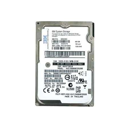 00Y5909 - IBM 600GB 15000RPM SAS 12Gb/s 2.5" HDD