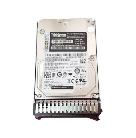 00YK010 - Lenovo 300GB 15000RPM SAS 12Gb/s 2.5" HDD