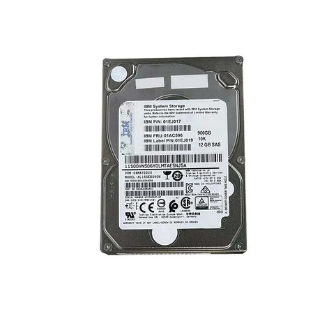 01AC596 - IBM 900GB 10K RPM SAS 12Gb/s 2.5" HDD