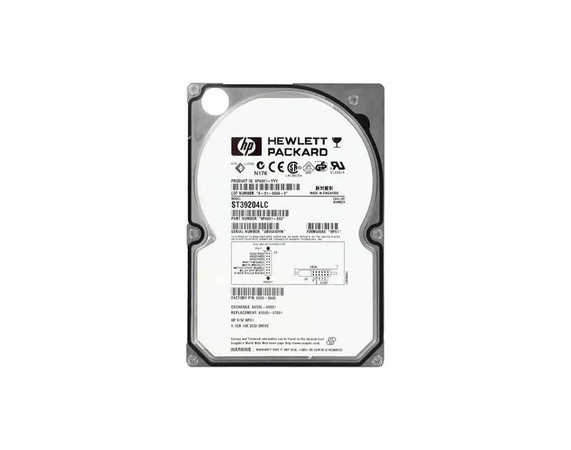 A5505-67001 - HP 9.1GB 10000RPM Ultra-2 SCSI 80-Pin 3.5" HDD