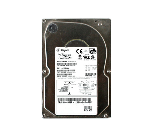 9L8005-021 - Seagate 18.2GB 10000RPM Ultra2 SCSI 3.5" HDD