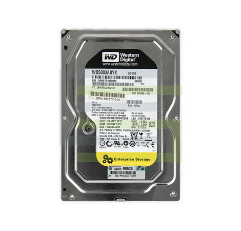 622598-002 - HP 500GB 7200RPM SATA 3.5" Hot-Plug HDD