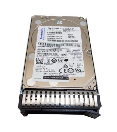 00WG715 - Lenovo 900GB 10000RPM SAS 12Gb/s 2.5" Hot-Swap HDD