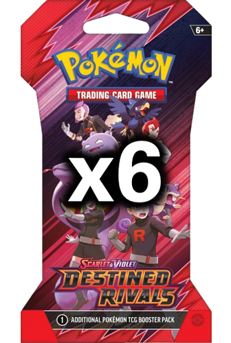 Destined Rivals Sleeved Booster 6-Pack (LIMIT 6)