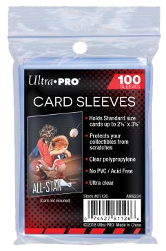 Ultra Pro Regular Sleeves 100ct Pack