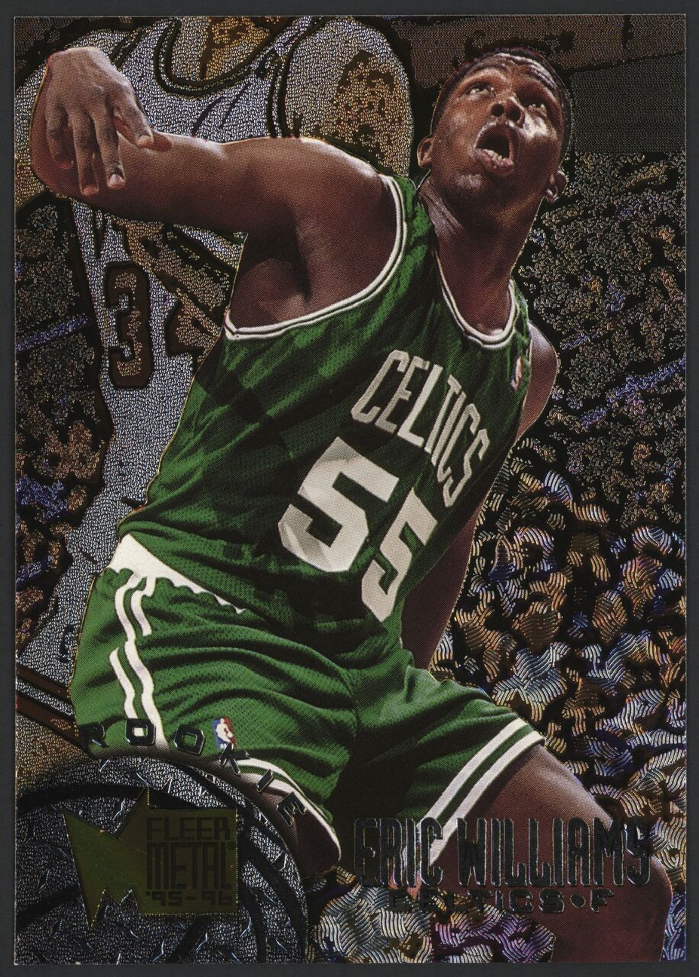 1995-96 Fleer Metal #129 Eric Williams Celtics Rookie RC EX