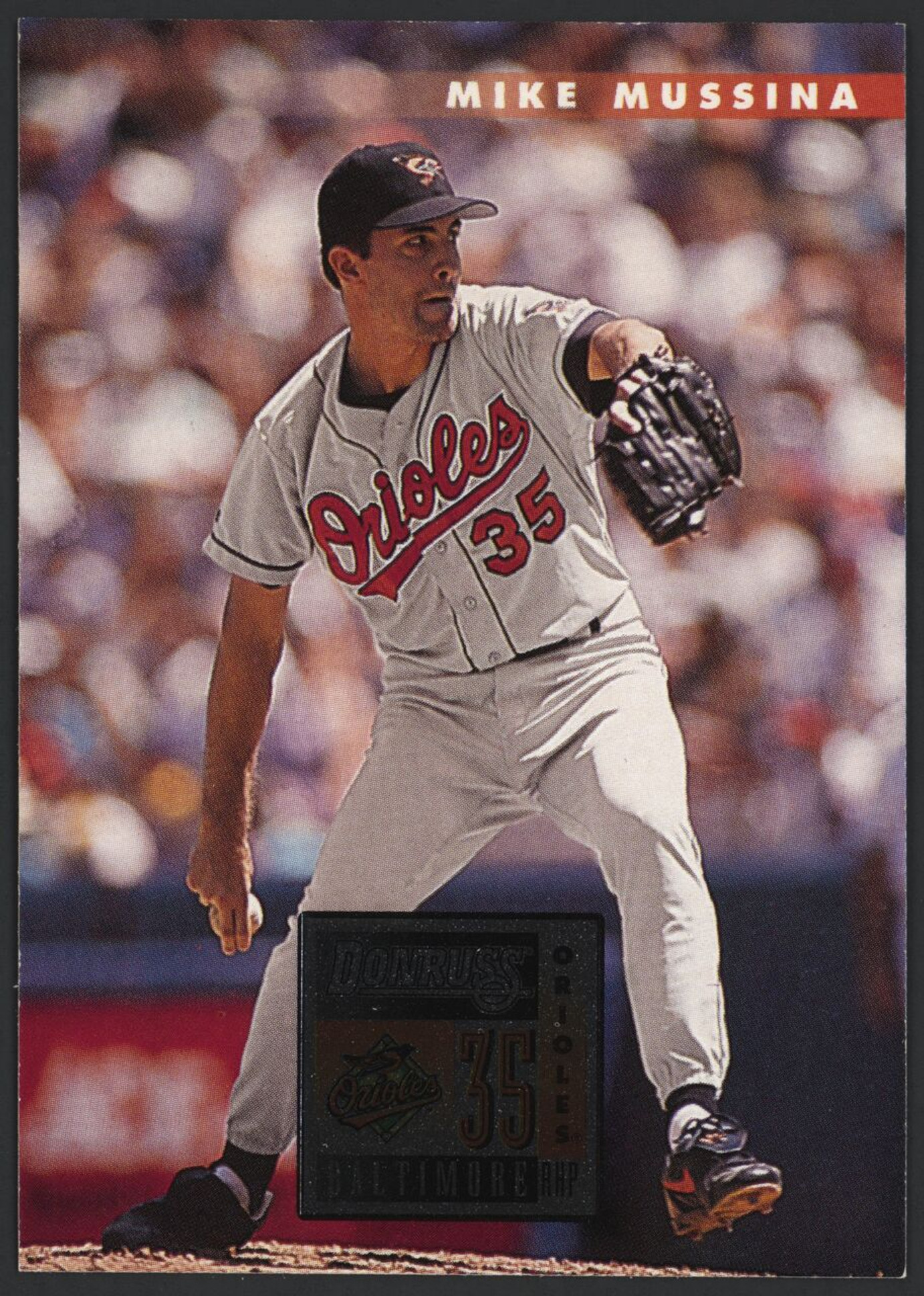 1996 Donruss #518 Mike Mussina Orioles EX