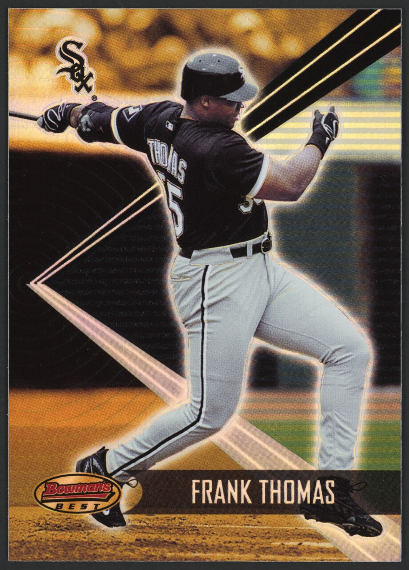 2001 Bowman's Best #10 Frank Thomas Holo White Sox EX