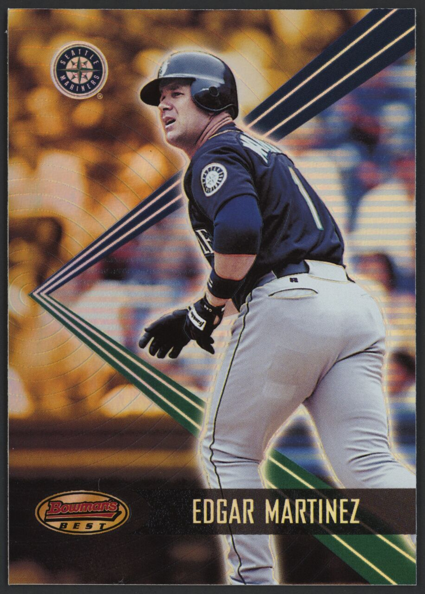 2001 Bowman's Best #54 Edgar Martinez Holo Mariners EX