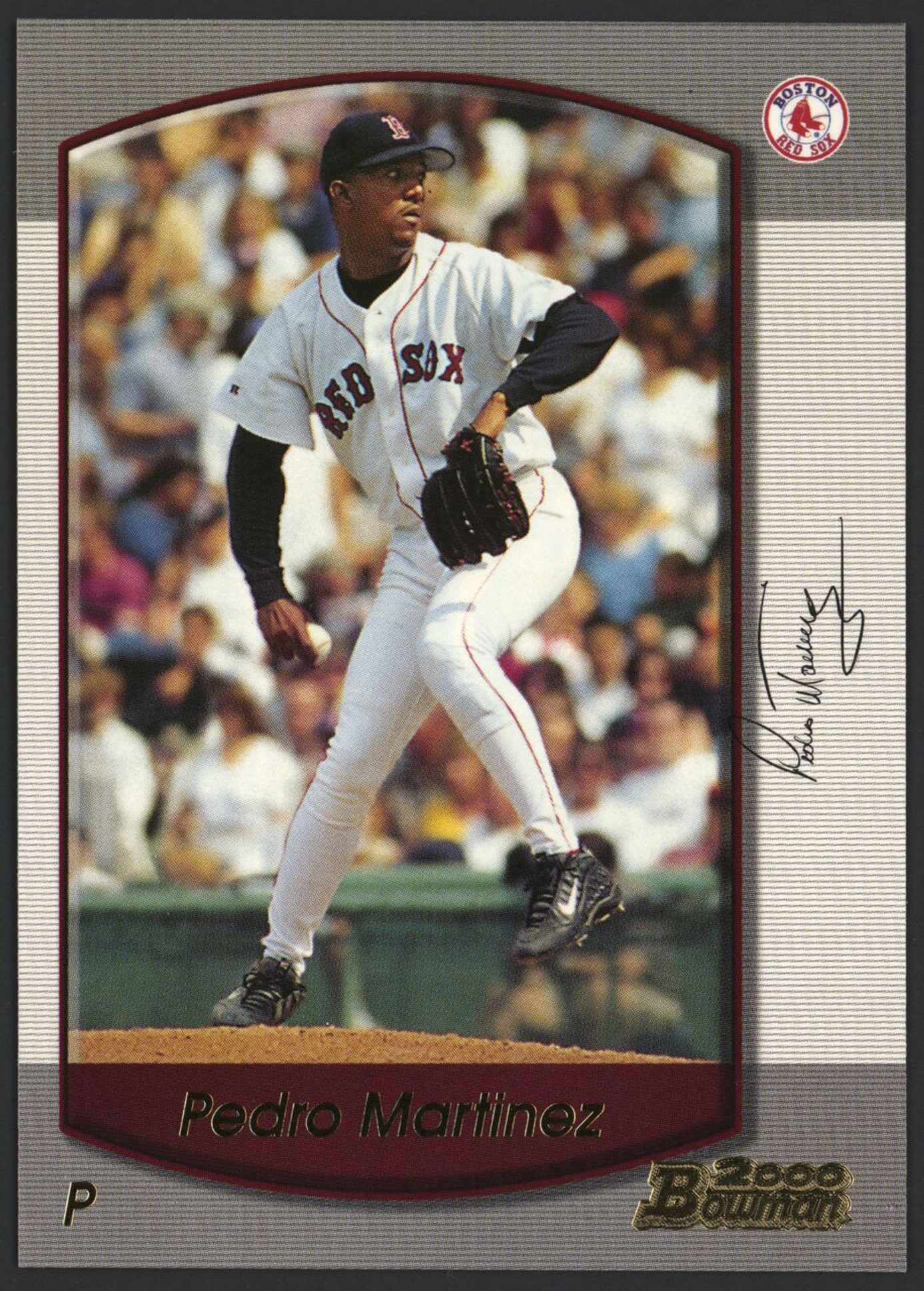 2000 Bowman #30 Pedro Martinez Red Sox EX