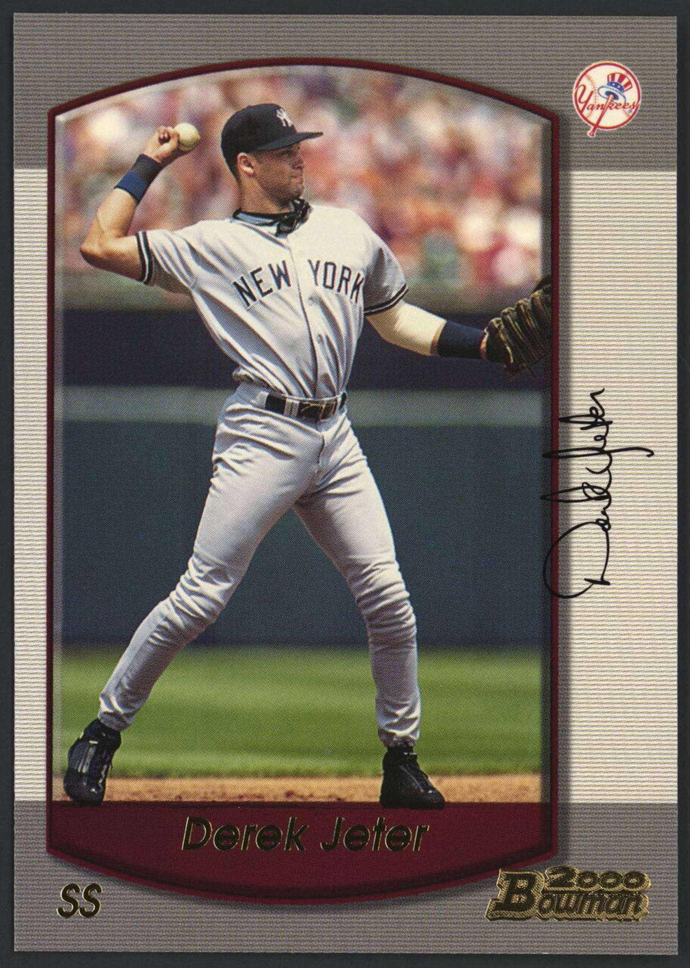 2000 Bowman #50 Derek Jeter Yankees EX