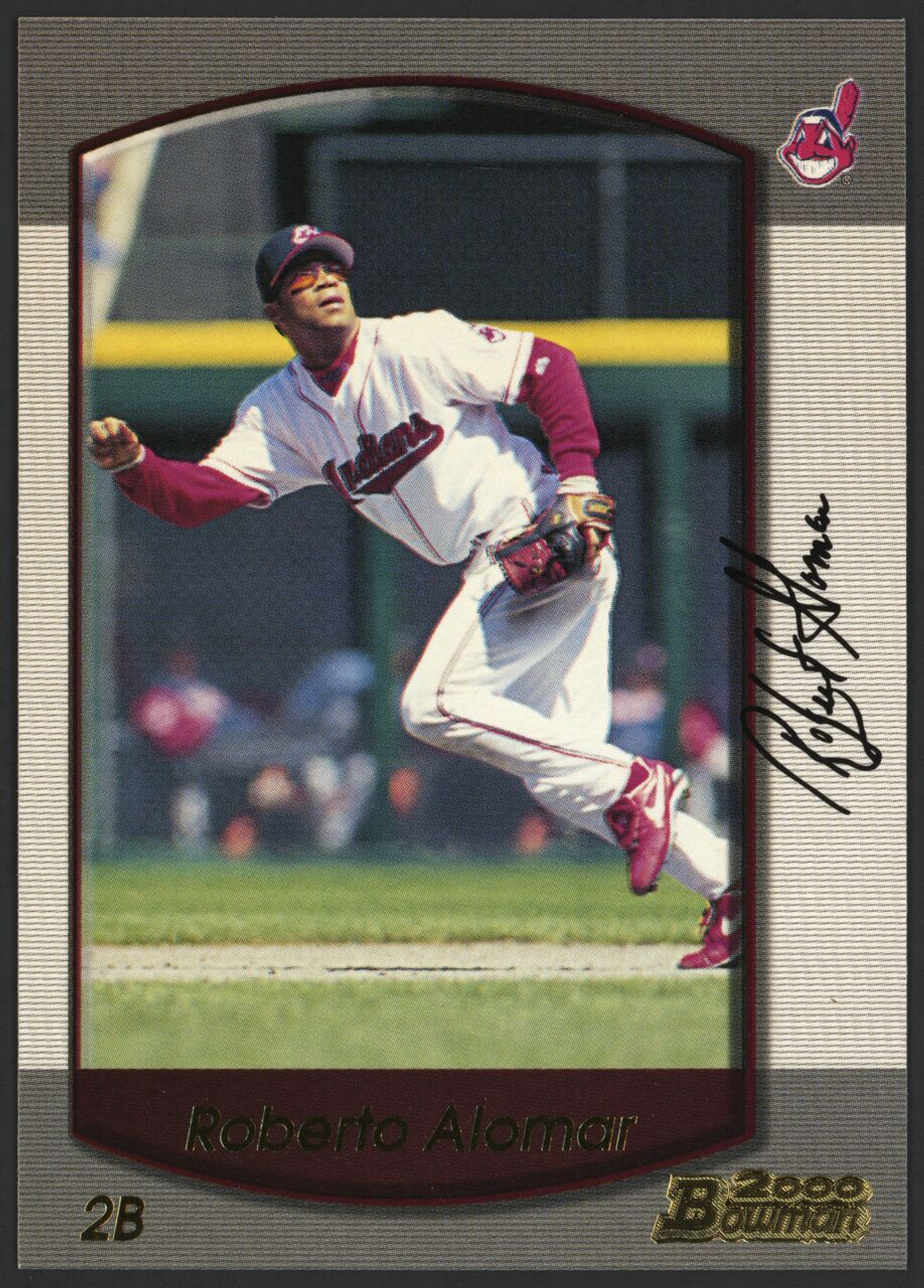 2000 Bowman #47 Roberto Alomar Indians EX