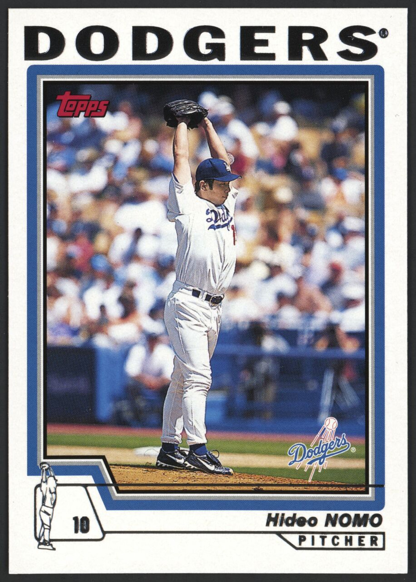 2004 Topps #92 Hideo Nomo Dodgers EX
