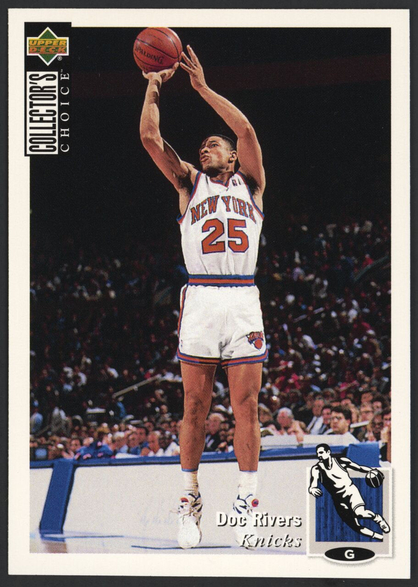 1994-95 Upper Deck Collector's Choice #290 Doc Rivers Knicks EX