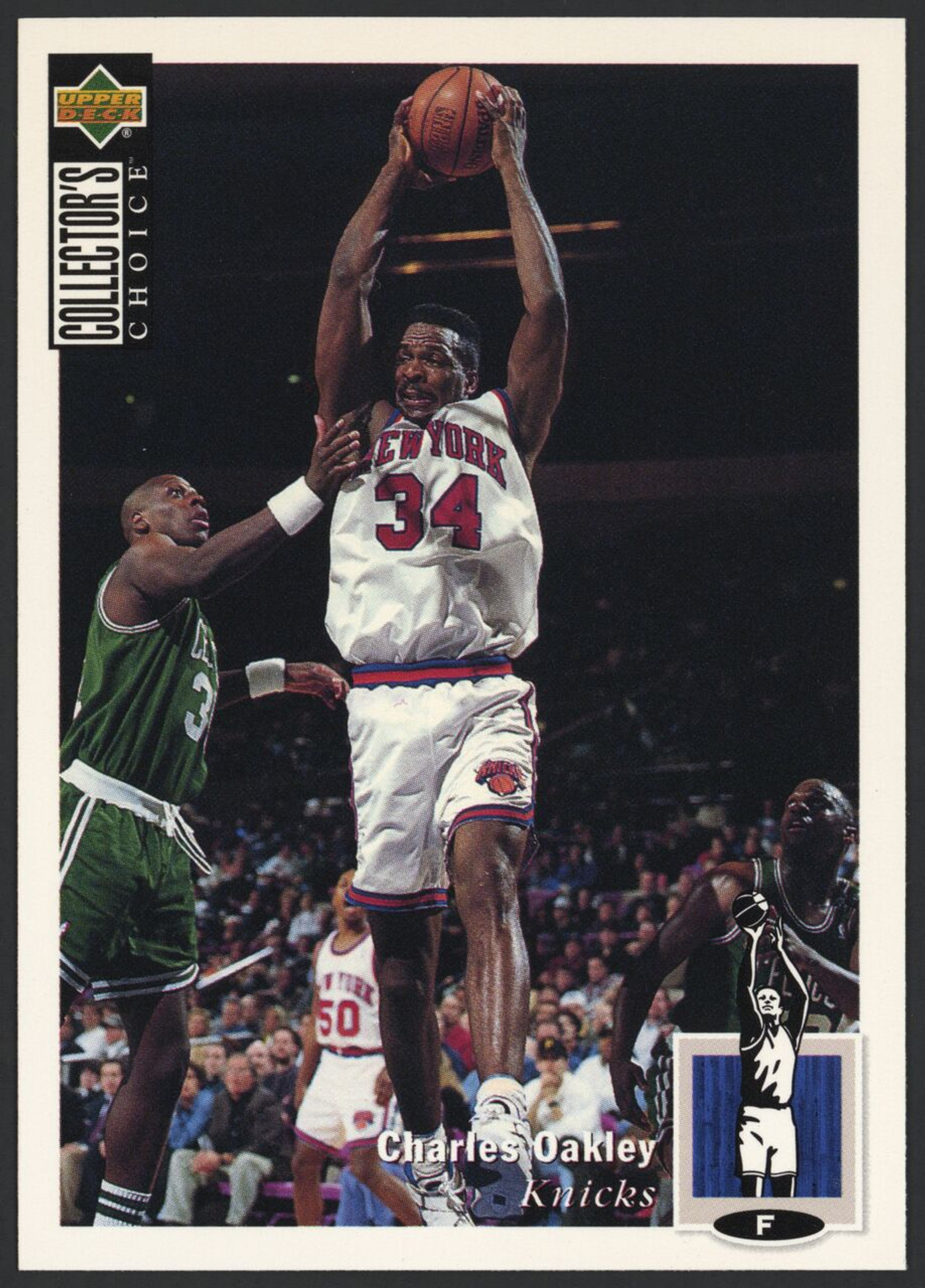1994-95 Upper Deck Collector's Choice #97 Charles Oakley Knicks EX