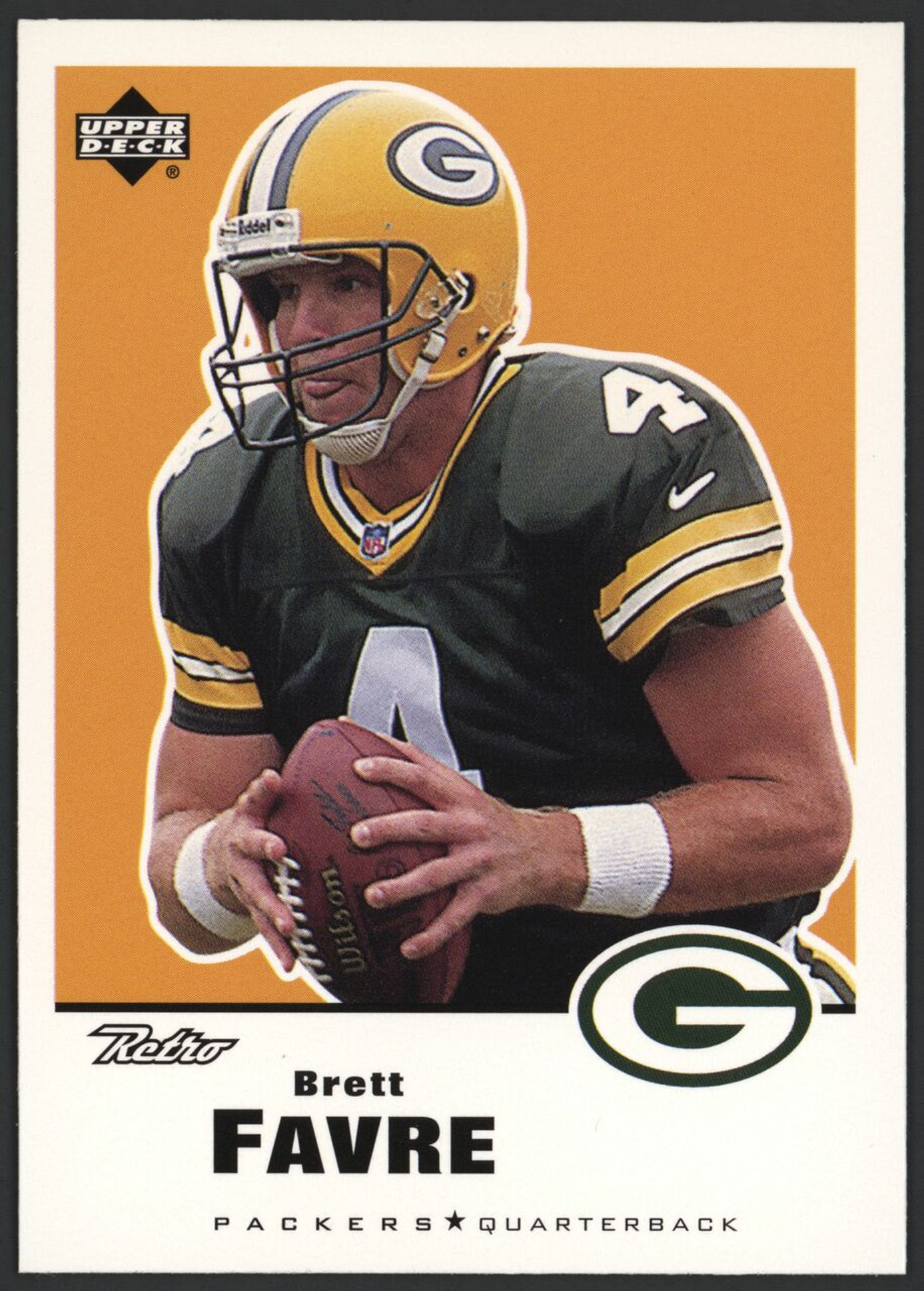 2000 Upper Deck Retro #58 Brett Favre Packers EX