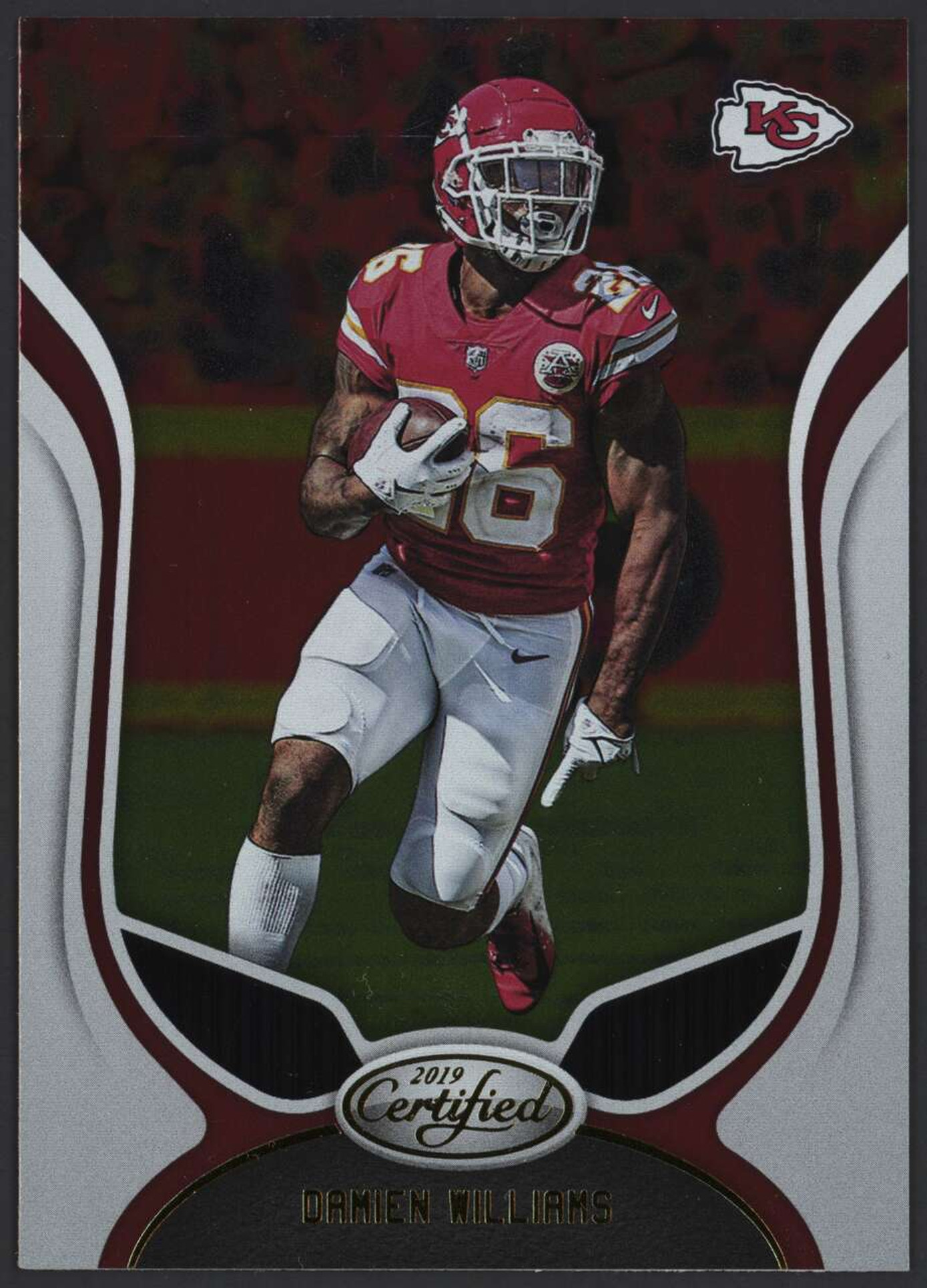 2019 Panini Certified #41 Damien Williams Mirror Silver EX Chiefs