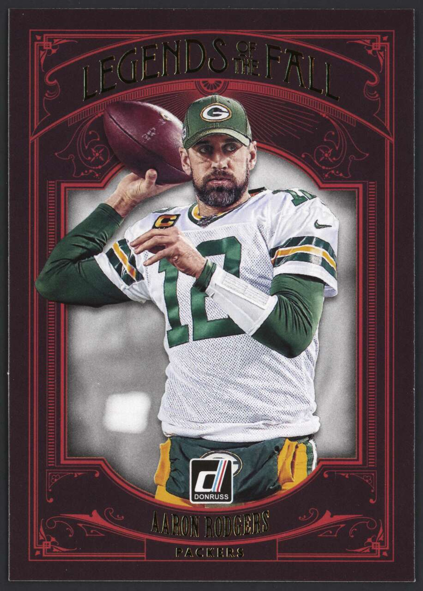 2020 Donruss Legends Of The Fall #LF-AR Aaron Rodgers EX Packers