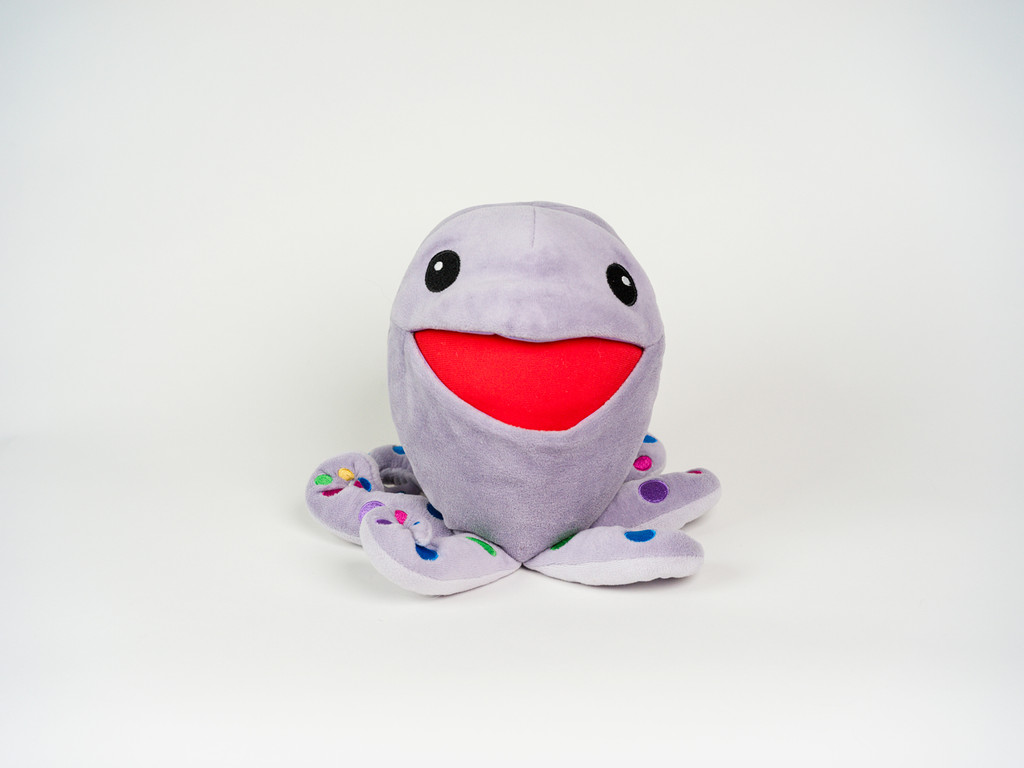 Kimochis® Huggtopus 13" Plush Character in a Canvas Bag