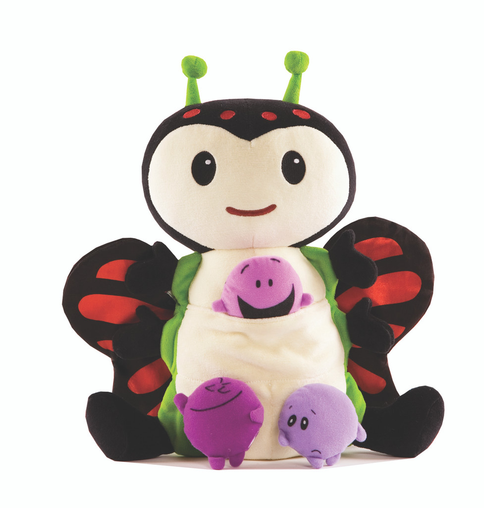 Kimochis® Bug 13" Plush Character in a Canvas Bag