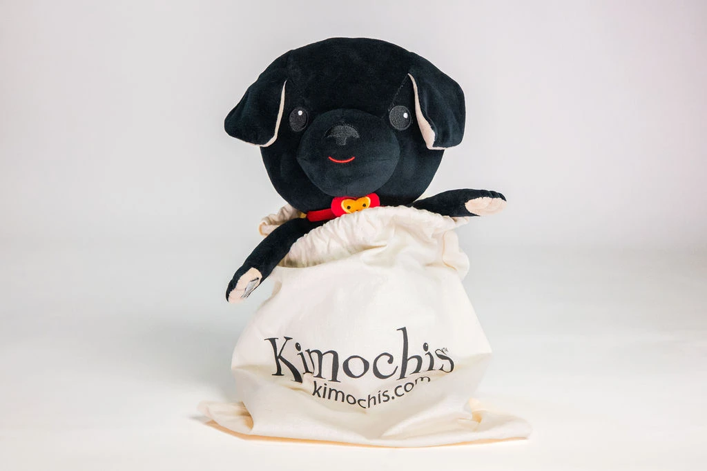 Kimochis® Hero 13" Plush Character in a Canvas Bag