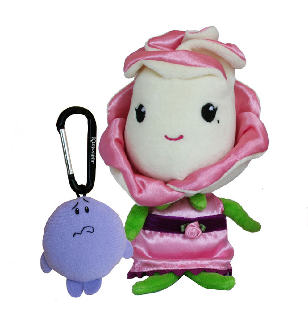 Kimochis® Bella Rose 6" Plush Character in a Canvas Bag