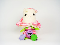 Kimochis® Bella Rose 13" Plush Character in a Canvas Bag