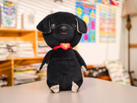 Kimochis® Hero 13" Plush Character in a Canvas Bag