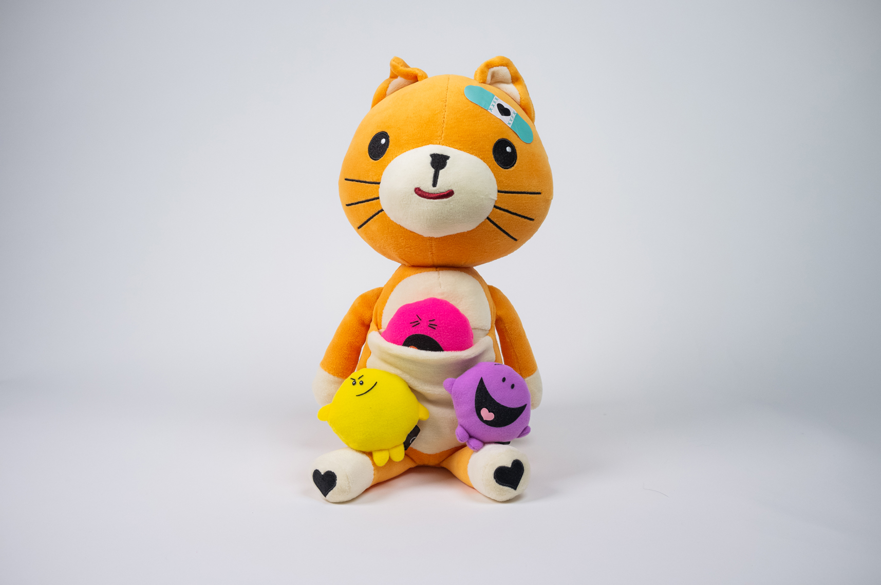 Kimochis® Cat 13 Inch Plush (reduced packaging) - Plushy Feely Corp.