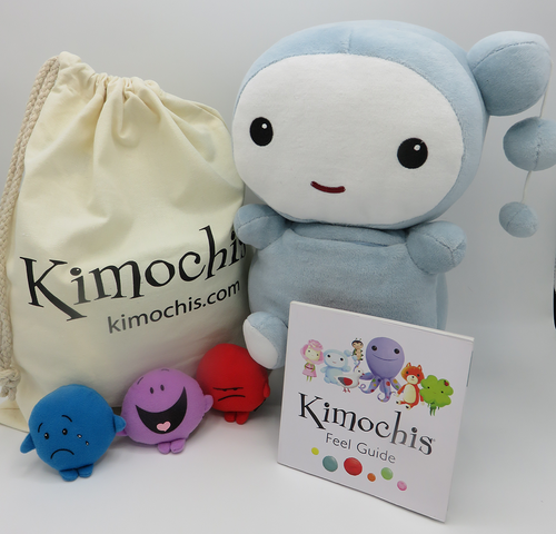 Kimochis® Cloud 13 Plush Character in a Canvas Bag