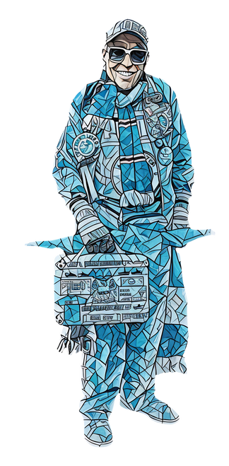 Manchester City Super Fan - Pete The Badge