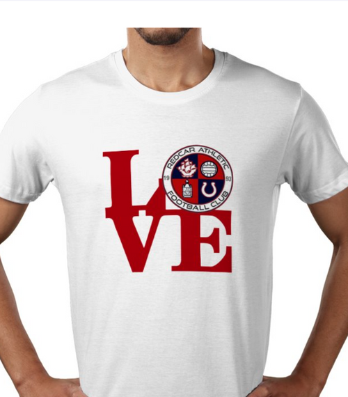 Redcar Athletic LOVE t-shirt