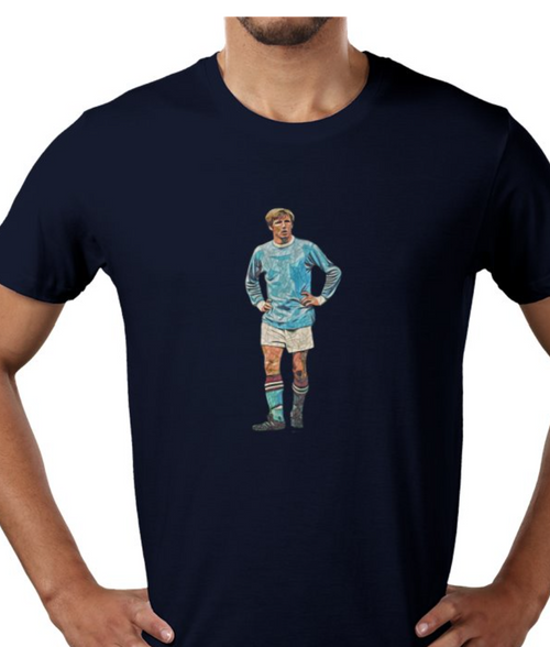 Colin Bell Home Artwork T-Shirt in support of Christie Hospital