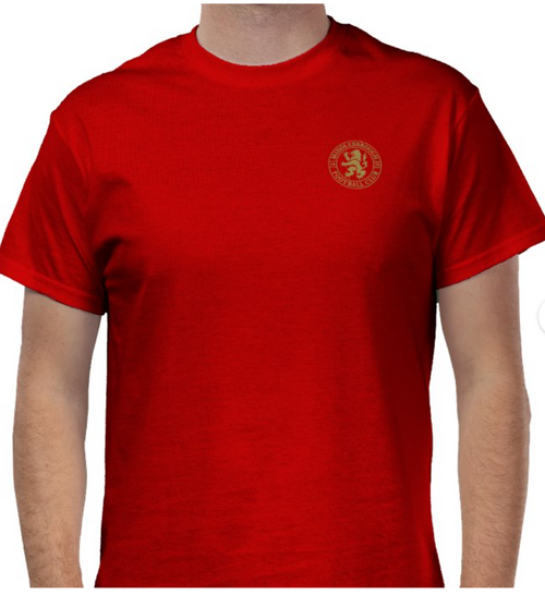 Boro Gold Badge T-Shirt - In Support Of Teesside Samaritans