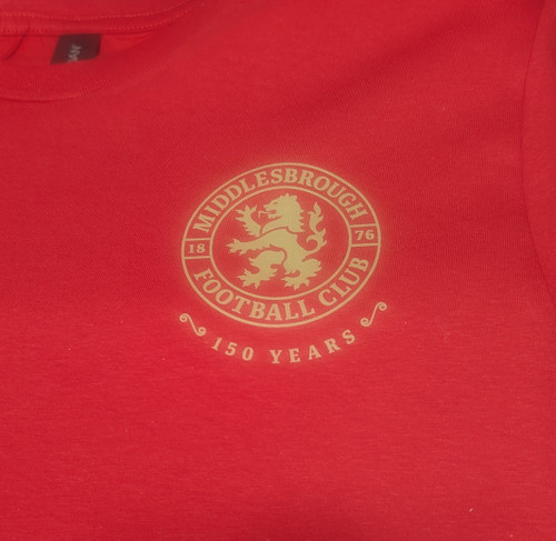 Summer Special Kids Boro T-Shirt In Red And Gold
