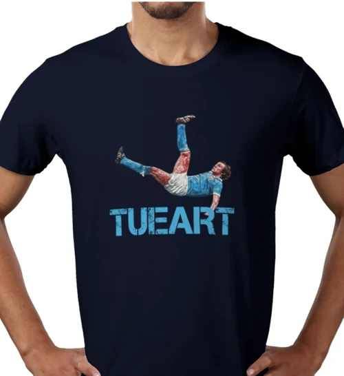 Tueart Overhead Kick 1976 Artwork T-Shirt